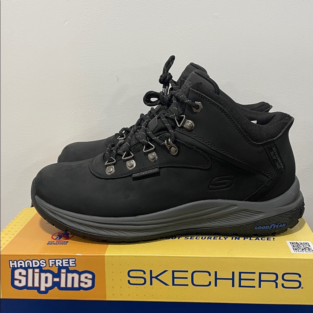 Men’s Sketchers Goodyear Performance Slip-ins boots 10 Extra Wide Fit used - Picture 9 of 12
